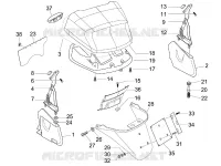 Rear cover - Splash guard