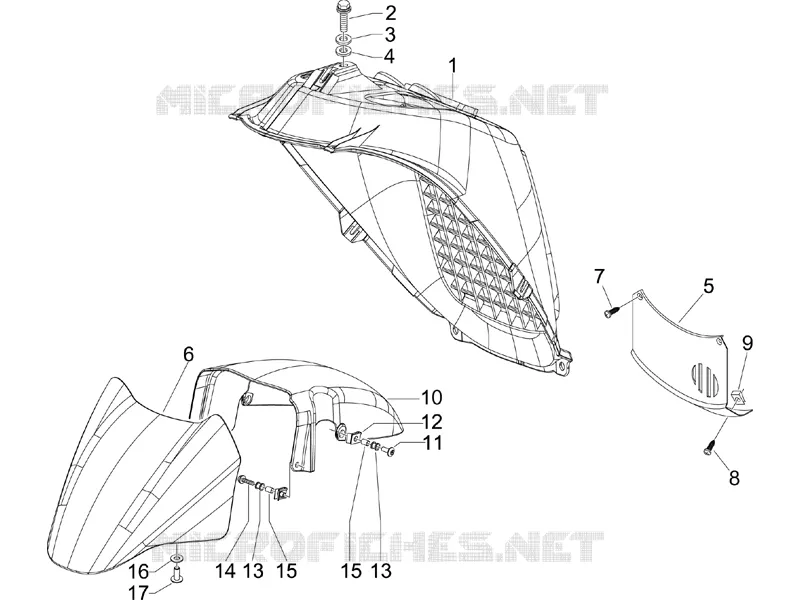 Wheel huosing - Mudguard