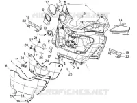 Front glove-box - Knee-guard panel