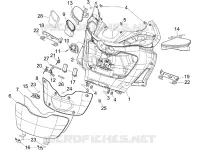 Front glove-box - Knee-guard panel