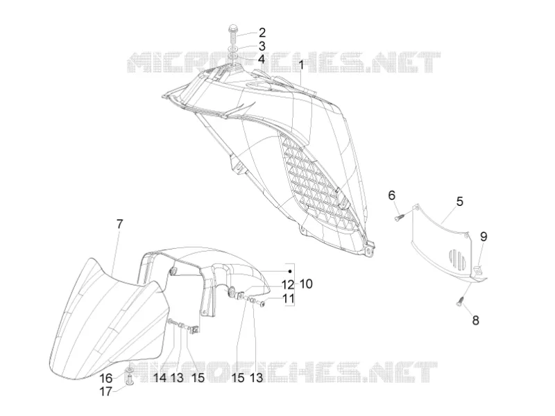 Wheel huosing - Mudguard