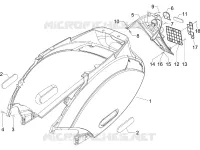 Rear cover - Splash guard