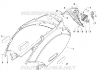Rear cover - Splash guard