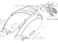 Rear cover - Splash guard