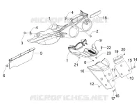 Rear cover - Splash guard