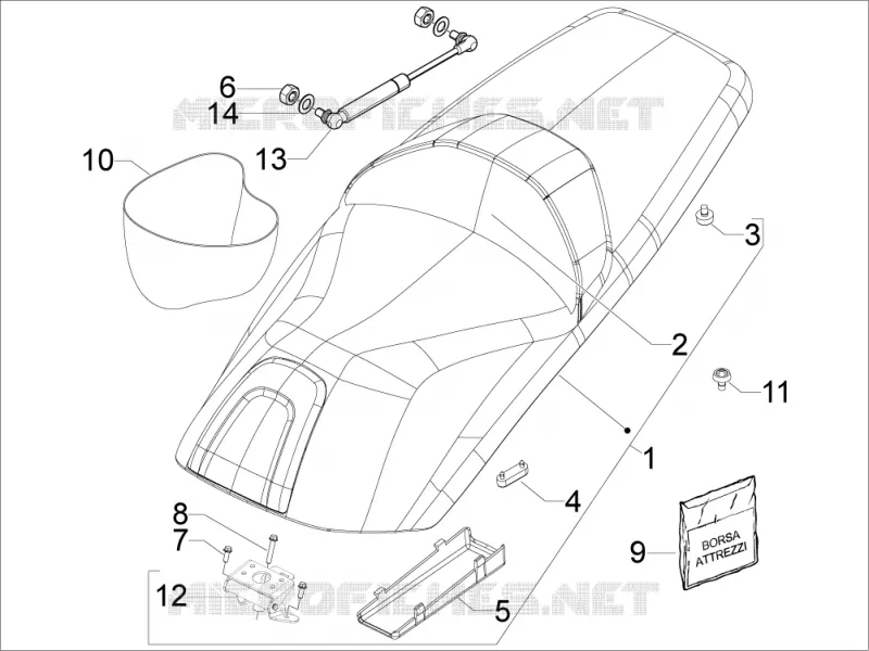Saddle/seats