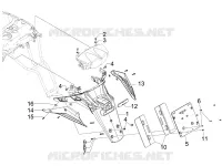 Rear cover - Splash guard