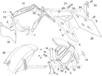 Rear cover - Splash guard