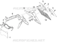 Rear cover - Splash guard