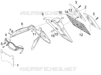 Rear cover - Splash guard