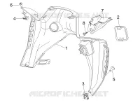 Front glove-box - Knee-guard panel