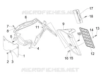 Rear cover - Splash guard