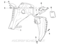 Front glove-box - Knee-guard panel