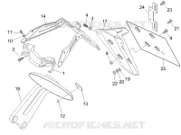 Rear cover - Splash guard