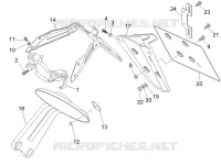 Rear cover - Splash guard