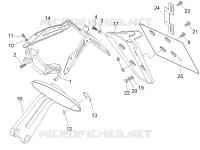 Rear cover - Splash guard