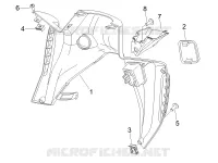 Front glove-box - Knee-guard panel