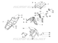 Rear cover - Splash guard