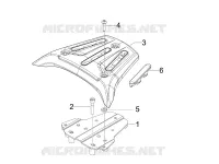 Rear luggage rack