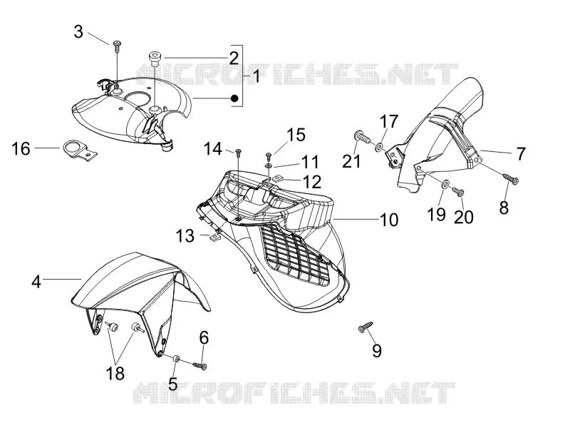 Wheel huosing - Mudguard