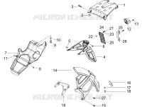 Rear cover - Splash guard