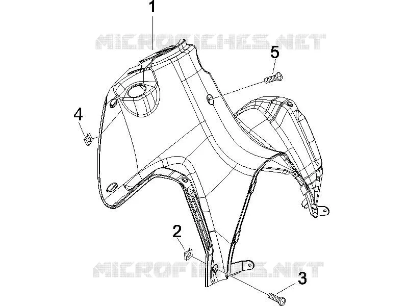 Front glove-box - Knee-guard panel
