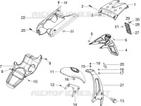 Rear cover - Splash guard