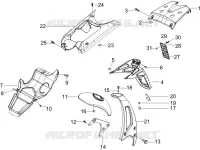 Rear cover - Splash guard
