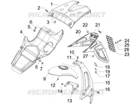 Rear cover - Splash guard