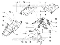 Rear cover - Splash guard