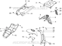 Rear cover - Splash guard