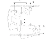 Front glove-box - Knee-guard panel