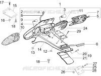 Rear cover - Splash guard