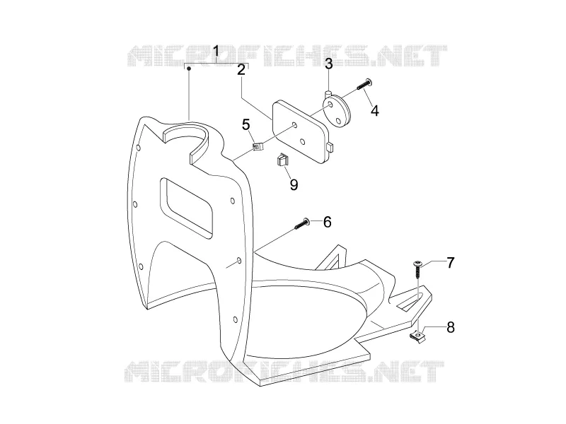 Front glove-box - Knee-guard panel