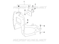 Front glove-box - Knee-guard panel