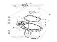 Helmet huosing - Undersaddle