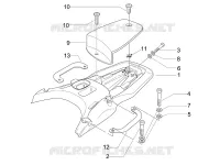 Rear luggage rack
