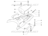 Rear luggage rack