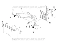 Rear cover - Splash guard