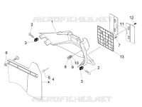 Rear cover - Splash guard