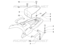Rear luggage rack