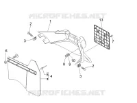 Rear cover - Splash guard