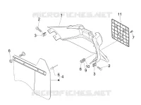 Rear cover - Splash guard