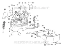 Front glove-box - Knee-guard panel
