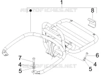 Rear luggage rack