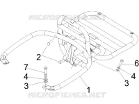 Rear luggage rack