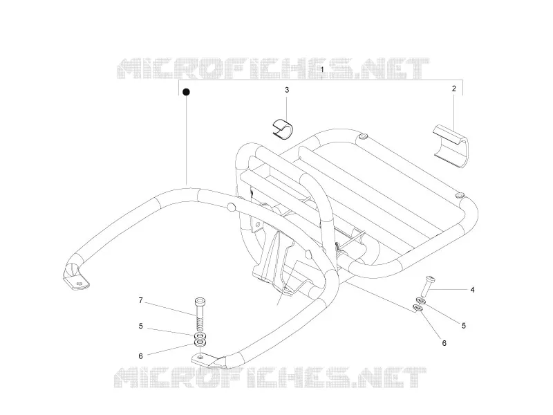 Rear luggage rack