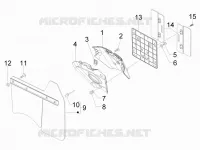 Rear cover - Splash guard
