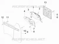 Rear cover - Splash guard