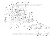 Front glove-box - Knee-guard panel